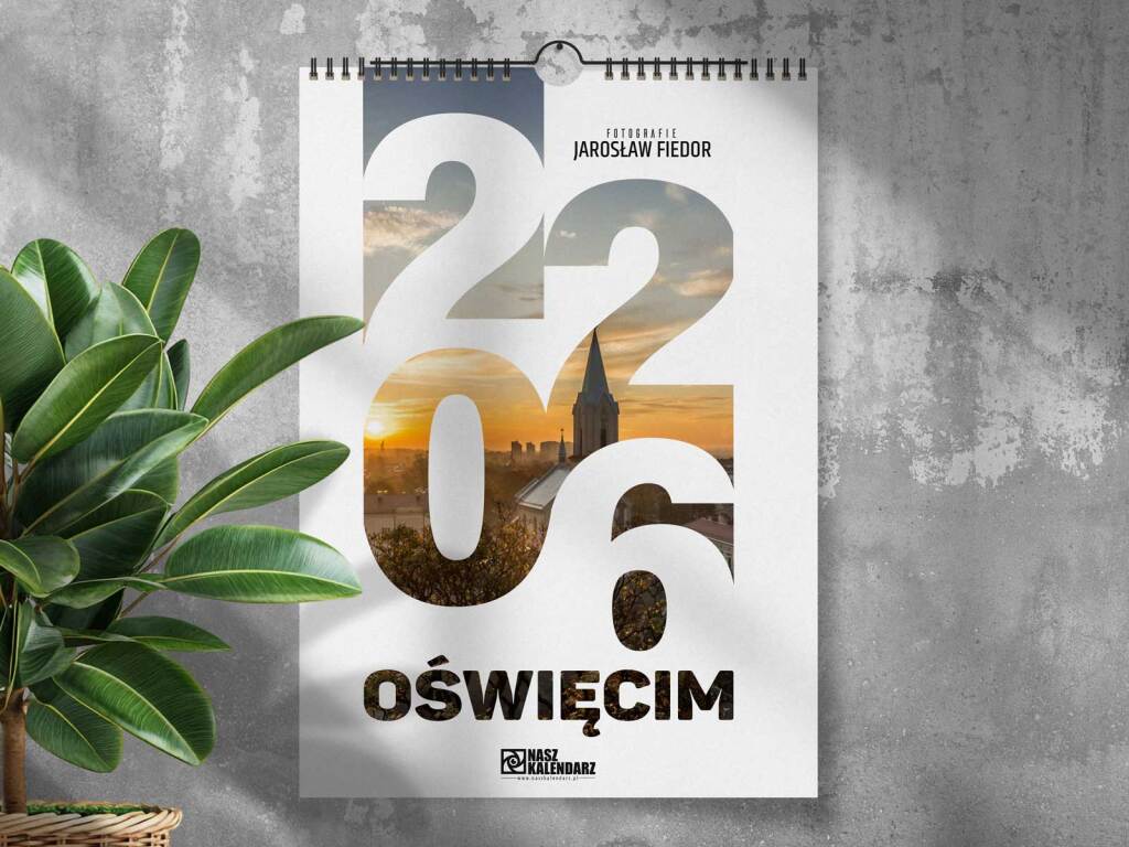 Okładka kalendarza oświęcimskiego na 2026 rok